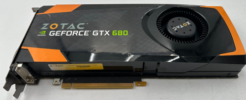ZOTAC GEFORCE NVIDIA GTX 680 VIDEO CARD 2GB RAM GDDR5 (mcH23) - Picture 1 of 6