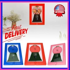 Creative Candy Dispenser Picture Frame,Wall Mount Innovative Gumball Machine GN