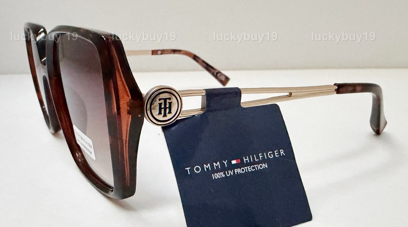 Tommy Hilfiger WM OL 655 Oversized Brown Authentic  Women Sunglasses /1496/ NEW thumbnail 2