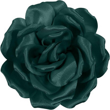 4.3" Red Rose Hair Clip Large Flower Brooches for Women Charming Flowers Pins