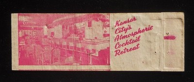 1940s FULL LENGTH TIKI Cocktail Retreat The Tropics Hotel Phillip Kansas City MO
