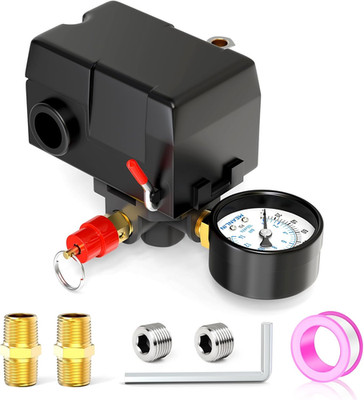 Air Compressor Pressure Switch Control Valve 95-125 PSI