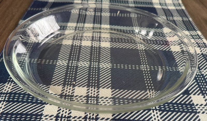 Vintage Pyrex Clear Glass 9" Pie Plate Dish Pan #209 Ovenware USA