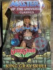 MOTU Classics KING GRAYSKULL action figure Masters of The Universe He-Man w Orb