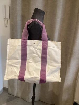 Authentique Grand Modèle Sac Cabas Garden Hermès - Photo 1/4