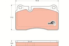 Pastillas de freno GDB1670 TRW para VW SEAT