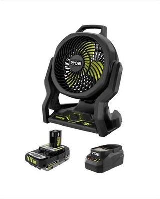  NEW LIMITED EDITION  Ryobi 18V ONE+ 30th Anniversay Black Fan Kit PCL811KSB30