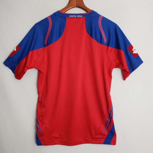 COSTA RICA 2008 2010 MENS ADULT HOME FOOTBALL SHIRT LOTTO SMALL S - Picture 8 of 11