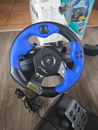 Logitech GT Driving Force Steering Wheel & Pedal PS2 Excellent Condition - Picture 4 of 8