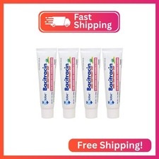  4 Pack Globe Bacitracin Zinc Ointment  Aloe 1oz, Antibiotic Ointment, Essenti