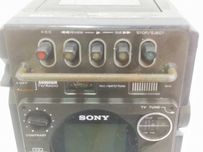 Sony FX-300 Jackal TV FM AM Receiver Cassette Recorder DC 12V 6W