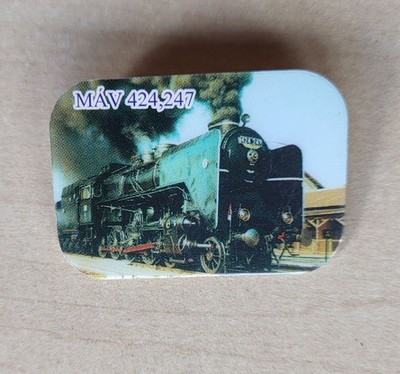 Vintage MAV Class 242 Lokomotive Eisenbahn Zug Brosche Anstecknadel Abzeichen