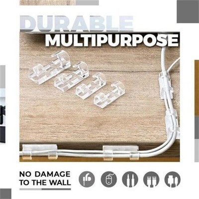 Home Essentials :  Finisher Drahtklemme Transparent (20 Stück)