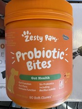 Zesty Paws 14737238 Probiotic Bites for Dogs - 90 Soft Chews