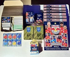 Panini/Topps + 1000x Sticker/Karten Sammlung + 4x Leere Tins + 1x OVP MA 21/22