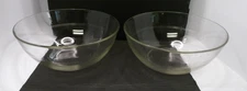Duralex Set of 2 Glass 9" Serving Mixing Bowls France