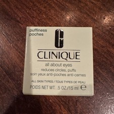 Clinique all about eyes eye cream reduces circles ,full size 0.5 oz /15ml NIB