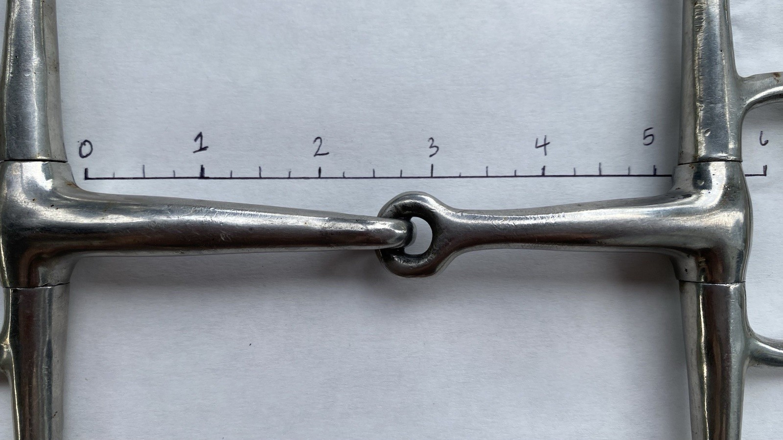5” Full Cheek Snaffle Stainless Steel English Hunter Bit