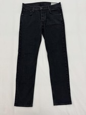 rag & bone Jeans Mens 33 Black Fit 2 Slim But...