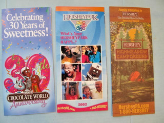 2003 Hershey PA Amusement Park 30 Years Brochure / Vacation Guide / Campground