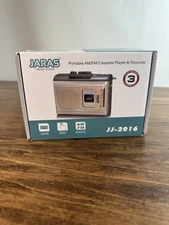 Jaras JJ-2016 Portable AM/FM Radio Personal Cassette Player & Recorder WORKS