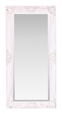 50x100cm Vintage White Large Thick Framed Wall Mirror French Bedroom Haywood