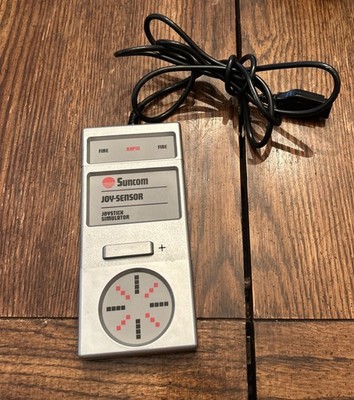Suncom Joy Sensor 9 pin Joystick Simulator Commodore Atari Spectrum WORKS VTG