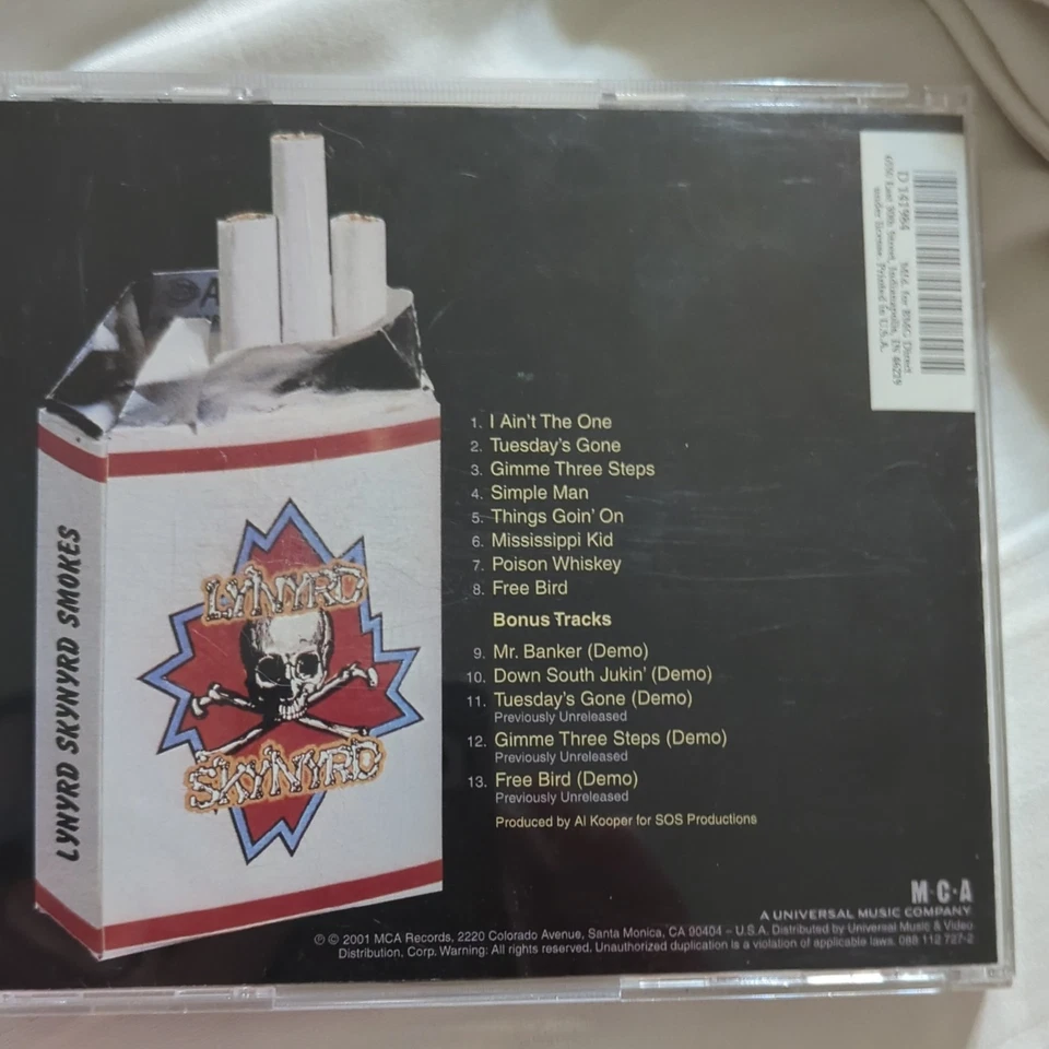 LYNYRD SKYNYRD Pronounced 'Lĕh-'nérd 'Skin-'nérd Audio CD 1ST US PRESS MCA EX Foto 4 de 4