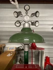 REVERE 20" Pump Island Light Green Porcelain Vintage w/ rare 5 spotlight top