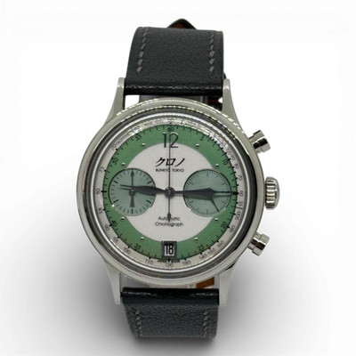 KURONO TOKYO Chronograph 3 HISUI Green Automatic Hajime Asaoka