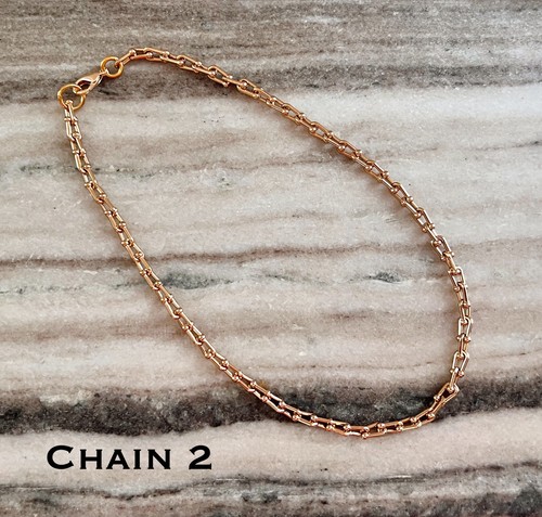 Gold Necklace Chunky Chain Necklace Men Women Gold Necklace Silver Necklace - Picture 5 of 10