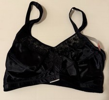 VTG Lilyette Black 38C Bra NWT