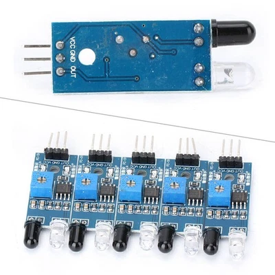 GZYF 5x IR Infrarot Hindernis Vermeidung Sensor Modul für Arduino Auto Roboter 3 Pin