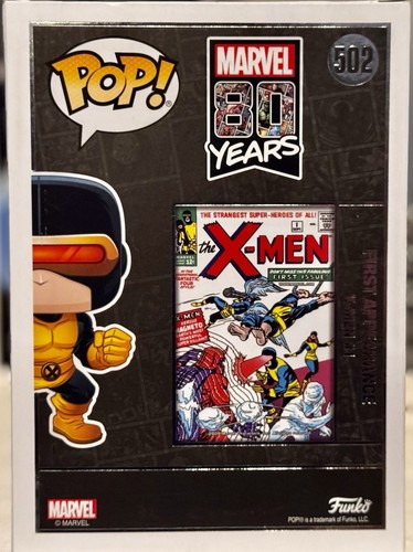 CYCLOPS 502 Set FUNKO POP MARVEL 80 YEARS Cyclops VAULTED w/PROTECTOR MINT - 第 4/7 張圖片