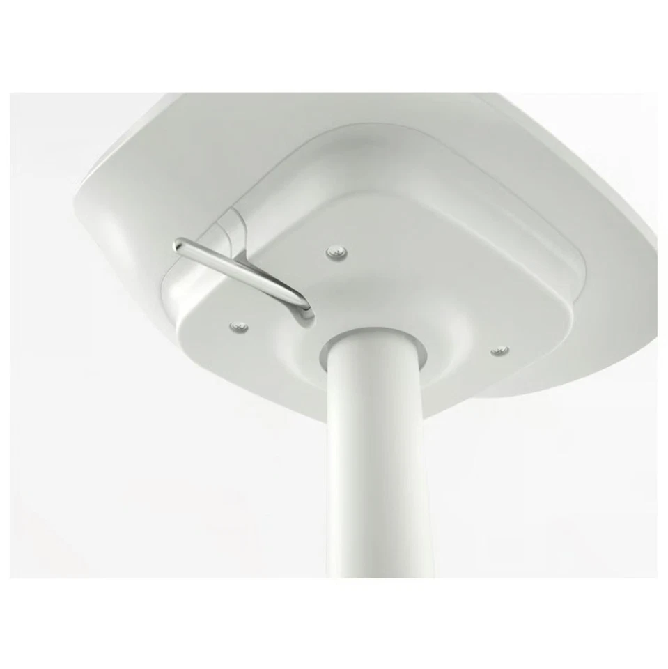 IKEA JANINGE Bar Stool White 76 cm Adjustable Swivel Kitchen Counter Chair - Image 4 of 4