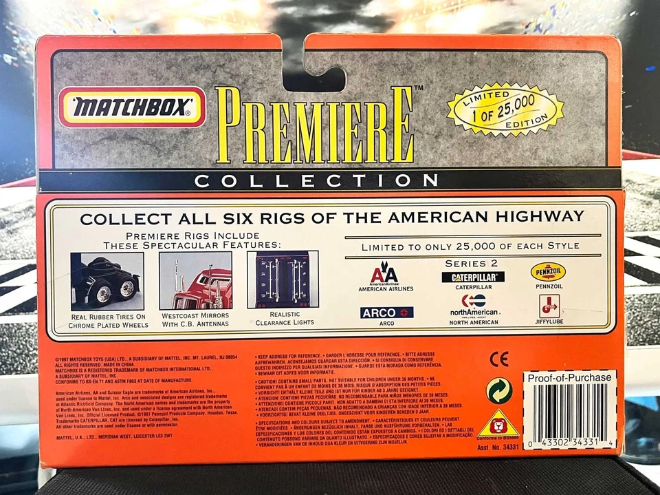 Peterbilt Flatbed - Matchbox Premiere Collection - Rigs - ¡completamente nuevo! - Image 2 of 3