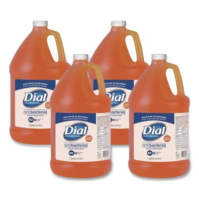 Dial Professional 88047CT 1 gal. Gold Antibacterial Liquid Hand Soap (4/CT) New