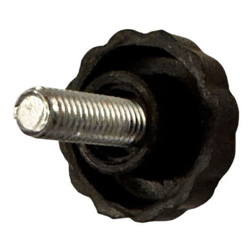 M6 Thumb Screw Bolts Black Grip Knob 6mm x 1.0 Stainless Steel (8 Pack) - Picture 3 of 3