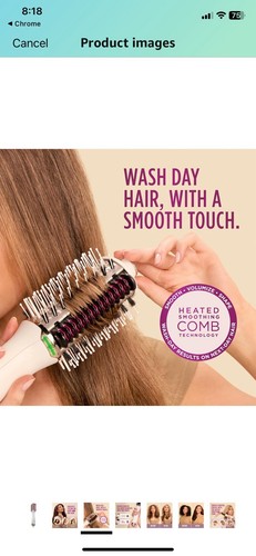 Neue Shark Smooth Style Haartrocknerbürste - Bild 4 von 8