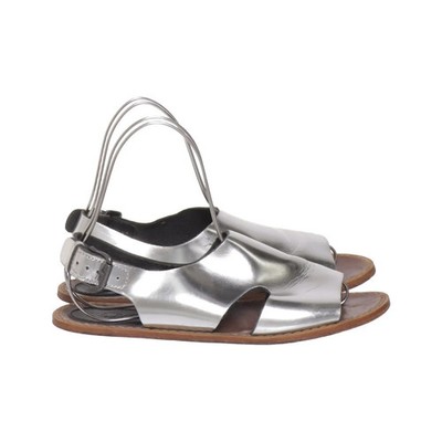 Marni at H&M, Sandalen, Größe: 38, Leder, Silber, Damen #9hJ