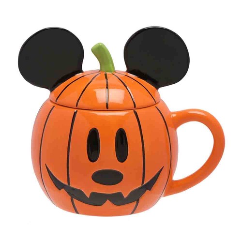 Disney Gifts - Halloween Themed Mickey Head Pumpkin Design, Ceramic Mug, 15cm... - Picture 1 of 3