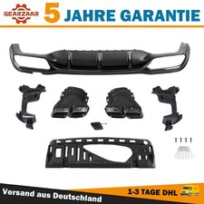 Heckdiffusor Diffusor + Auspuff Auspuffblenden für Mercedes Benz W213 S213 DE