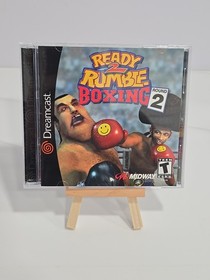 Ready 2 Rumble Boxing: Round 2 Sega Dreamcast CIB + Manual & Reg Card MINT RARE