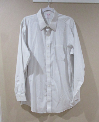 Brooks Brothers Regent Shirt Men's 17 Pinstripe Long Sleeve Dress Button Up