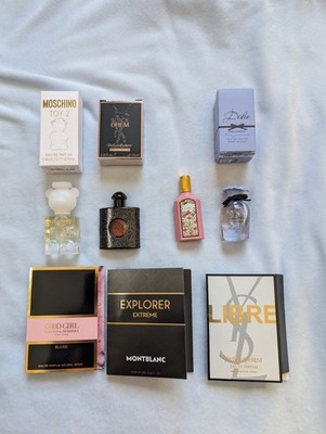 Moschino Toy 2 YSL Black Opium Gucci Flora Dolce Blue Jasmine Perfumes lot