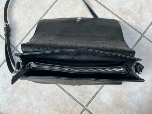 Calvin Klein Umhängetasche Kunstleder Schwarz mit Vorhängeschloss Handtasche - Bild 2 von 3