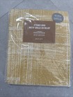 West Elm Etched Grid Curtain Panel 48 X 96 Drapery NEW
