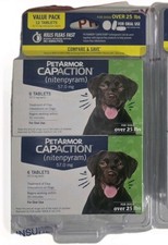 PetArmor CapAction Flea Tabs for Dogs 25 Pounds 12 Ct Exp Date 2027
