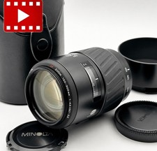 Near MINT Minolta AF 100-300mm F/4.5-5.6 Lens w/Case For Sony A From Japan