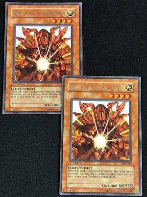 YUGIOH SENJU OF THE TEN THOUSAND HANDS MRL-080 1ST RARE X2 (MP) | eBay
